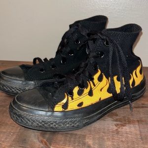 Pre Loved Flame Converse Boys 13